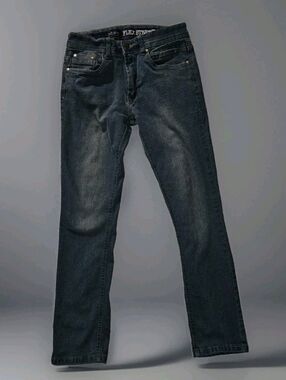 PD&C Men's Slim Straight Dark Blue Jeans Size 30×30